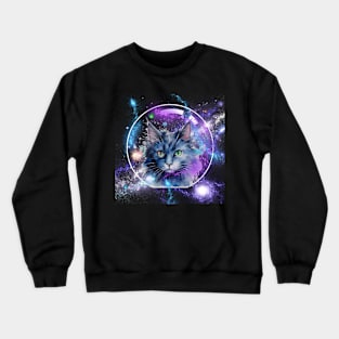 Space Cat Crewneck Sweatshirt